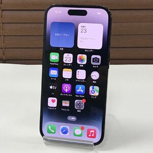 ☆良品/中古品☆ Apple iPhone 14 Pro 256GB MQ0T3ZP/A スペースブラック 海外版SIMフリー A2890