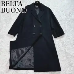 【美品✨】BELTA BUONO ロング ダブル チェスターコート カシミヤ L