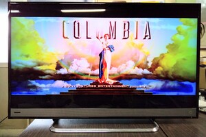 【簡易動作確認済み】外観一部破損有りTOSHIBA 液晶テレビ「REGZA 40M510X」2017年製 説明書無し、リモコン有り 八王子引き取りOK241069