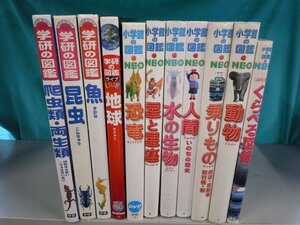 【図鑑】《まとめて11点セット》学研の図鑑/LIVE/小学館の図鑑NEO/昆虫/恐竜/動物/乗りもの/水の生物 他