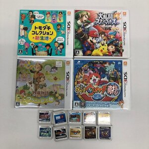 NINTENDO 3DS ソフト　トモダチコレクション/妖怪ウォッチ 真打/妖怪ウォッチ元祖/ポケットモンスターX 他 おまとめ【DAAI8029】