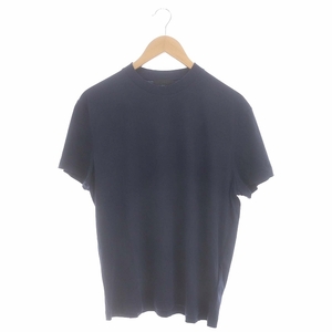 プラダ PRADA バックトライアングルTシャツ カットソー 半袖 L 紺 ネイビー UJM492 /DO ■OS ■SH メンズ