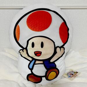 新品 レア ペーパーマリオ スーパーシール キノピオ BIG クッション super mario nintendo 任天堂 paper Mario