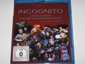 Blu-ray インコグニート Incognito - Live In London: The 30th Anniversary Concert/ブルーレイ