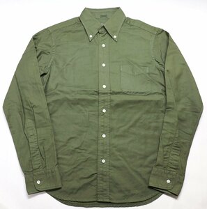 Workers K&T H MFG Co (ワーカーズ) Modified BD Shirt Garment Dye / ボタンダウンシャツ ガーメントダイ 美品 オリーブ size 13(XS)