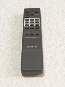 集34　SONY カセットデッキ用リモコン RM-J701　赤外線発光確認済