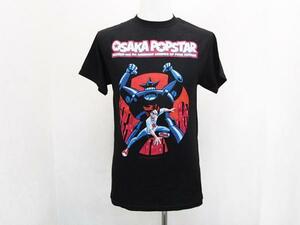 USA バンドＴシャツ大阪ポップスター 黒ブラック メンズM / OsakaPopstar半袖Tee男性