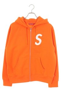 シュプリーム SUPREME 23AW S Logo Zip Up Hooded Sweatshirt サイズ:S Sロゴジップアップパーカー 中古 FK04