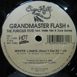 %% GRANDMASTER FLASH & THE FURIOUS FIVE / WHITE LINES (HCL 2262) MELLE MEL & DUKE BOOTEE Y??