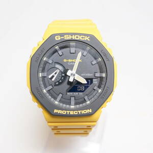 中古美品★CASIO カシオ G-SHOCK PROTECTION カーボン コア ガード 腕時計 GA-2110SU 動作品