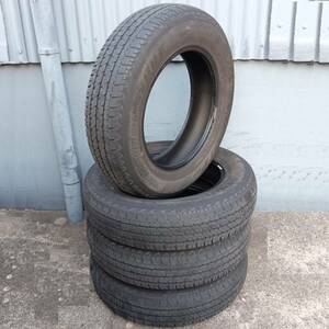 【4本】中古タイヤ ブリヂストン デューラーH/T 684Ⅱ 175/80R16 91S 2019年製 4部山くらい 175/80-16 ジムニー