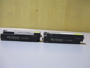 中古 KEYENCE CV-022U Digital Optical Fiber Amplifier 2個(R50721ADB062)