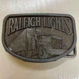 ビンテージ　バックル　buckle USA ベルト　RALEIGH LIGHTS