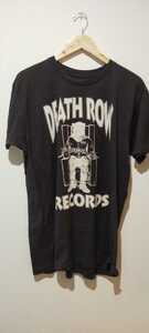 DEATH ROW RECORDS デスロウレコード Tシャツ L サイズ 2PAC hiphop　トゥパック