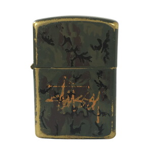 STUSSY ステューシー ZIPPO ジッポ ライター カモフラ 迷彩