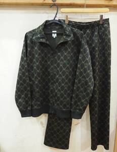 新品同様◆SOUTH2 WEST8【S2W8】Trainer Jacket＆Pant - Poly Jq. / Skull & Target ジャケット パンツ セットアップ ブラック◆