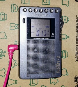 ICF-RN930 ソニー 美品 受信確認済 AM FM ワイドFM ラジオNIKKEI ラジオたんぱ 通勤 競馬 防災 登山 名刺サイズ 短波ラジオ 1021142