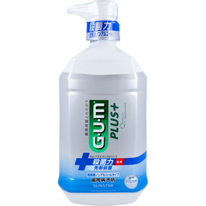 まとめ得 GUM ガム・プラスデンタルリンス 低刺激ノンアルコール 900ｍL x [3個] /k