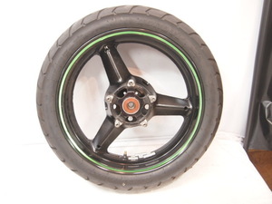 フレ無し!GSR250 GJ55D純正リアホイール タイヤ 17X4.00J BOX