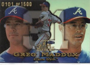 MLB 1999 SHOWCASE 0101/1500 Greg Maddux グレッグ・マダックス　　 新品ミント状態品