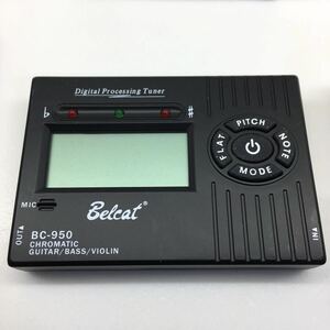 Belcat BC-950 Black Chromatic Guitar / Bass / Violin Electronic Tuner 【即決 送料無料】☆ USED ☆