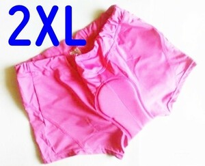 サイクル■インナーパンツ■シリコン【2XL】レディース 肉厚 パッド お尻の痛みを軽減♪サイクリング 自転車 バイク 乗馬【2XL】女 GEL