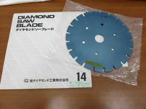 未使用品 旭ダイヤモンド ダイヤモンドソーブレード カッティングソー H6 サイズ 14 ダイヤモンドブレード 177×6 チップソー
