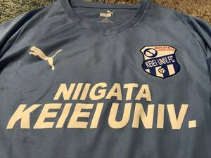 新潟経営大学サッカー部　練習着　プーマ