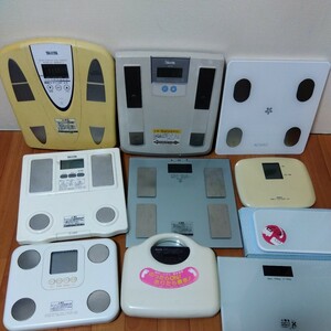 体重計 まとめ売り 体組成計 ヘルスメーター TANITA オムロン OMRON タニタ 体脂肪計 10台 ドリテック