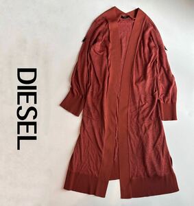 美品　ディーゼル　DIESEL カーディガン　ロングカーディガン　レディース　羽織