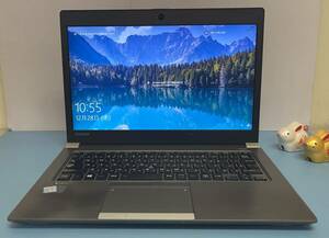 中古ノートパソコン★Windows10★Toshiba Core i5-6200U/@2.40GHz/4GB/M.2 128GB/13インチ以上★a