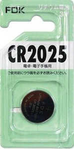 FDK リチウムコイン電池CR2025 C B FS まとめ買い5個セット 36-309