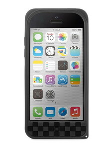 BoneCollection 【iPhone5cチェック柄のシリコンケース】Phone Cube 5c Black PH13021-BK