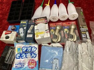 06-10-533 ◎C 工具 チューブカッター レベル 電球など 工具 手袋 パーツ まとめ売り　