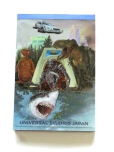 【廃盤】 USJ 限定★ステッカー メモ/8絵柄★バック・トゥ・ザ・フューチャー E.T. ジュラシックパーク ジョーズ★送料310円～