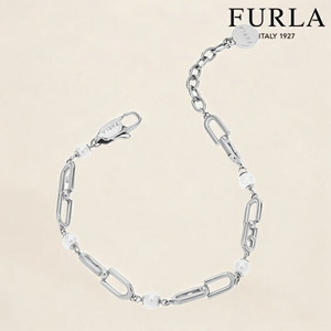 フルラ ブレスレット レディース ブランド FURLA CHAINED LOGO ステンレススチール FJ0929BTU シルバー ジュエリー