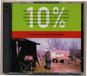 中古CD 2枚組 William Burroughs ウィリアム・バロウズ 10% File Under Burroughs ビート・ジェネレーション