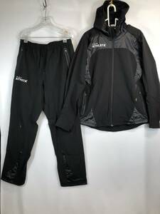 アスレタ ATHLETA ナイロンセットアップ パーカー ブラック Oサイズ