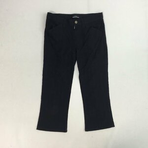 ■tricot COMME des GARCONS トリココムデギャルソン ボトムス パンツ 七分丈 ジップ 詳細不明 ブラック レディース M /0.32kg■