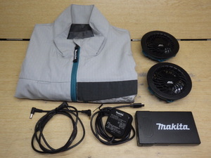 中古良品 マキタ makita 充電式ファンジャケットセット 空調服 製造年：2021(ファン記載) 新でん