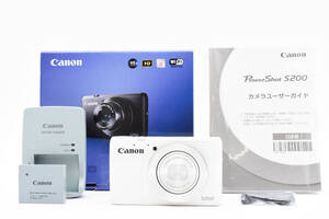 ★新品未使用品★キヤノン Canon Power Shot S200 ホワイト #730