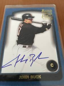 【元Astros/John Buck/MLB通算1090G,844H,134HR】2003 Bowman Signs of the Future Auto 