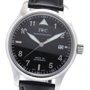 IWC SCHAFFHAUSEN IW325311 パイロットウォッチ スピットファイヤー マークXV デイト 自動巻き メンズ 保証書付き_820178