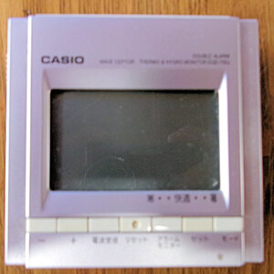 ☆CASIO☆温度計付電波クロック☆DQD-700J☆