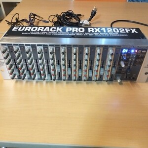 Behringer Eurorack Pro RX1202FX ラックミキサー 動作品 配線おまけ 100サイズ