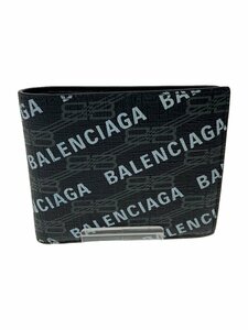 BALENCIAGA◆2つ折り財布/-/BLK/メンズ/594315 210HN 1060