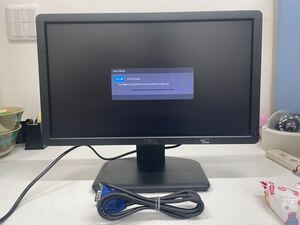 refle0 【通電のみ】DELL ワイドHD液晶モニター 2011年 E1912Hc 18.5型 ディスプレイ モニター デル 本体 D-SUBのみ 【現状品】