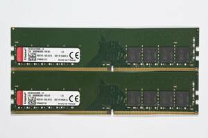 動作保証★メモリー PC4-25600 DDR4-3200 32GB(16GBx2)Kingston エラー無★042