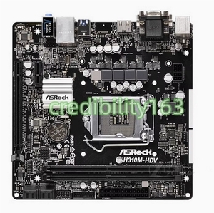 ASRock H310M-HDV マザーボード Intel H310 LGA 1151 MicroATX メモリ最大32G対応