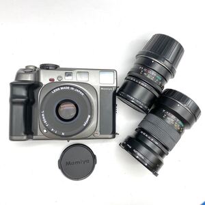 【E-22】 マミヤ Mamiya 7 ボディ レンズ まとめて f=65mm 1:4 / f=80mm 1:4 / f=150mm 1:4.5 動作未確認